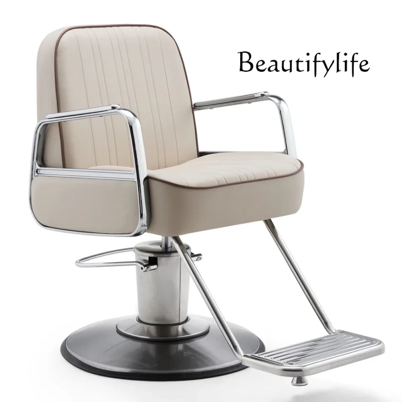 

High-End Barber Shop Chair for Hair Salon Adjustable Reclining Chair Hair Salon Hair Cutting Chair