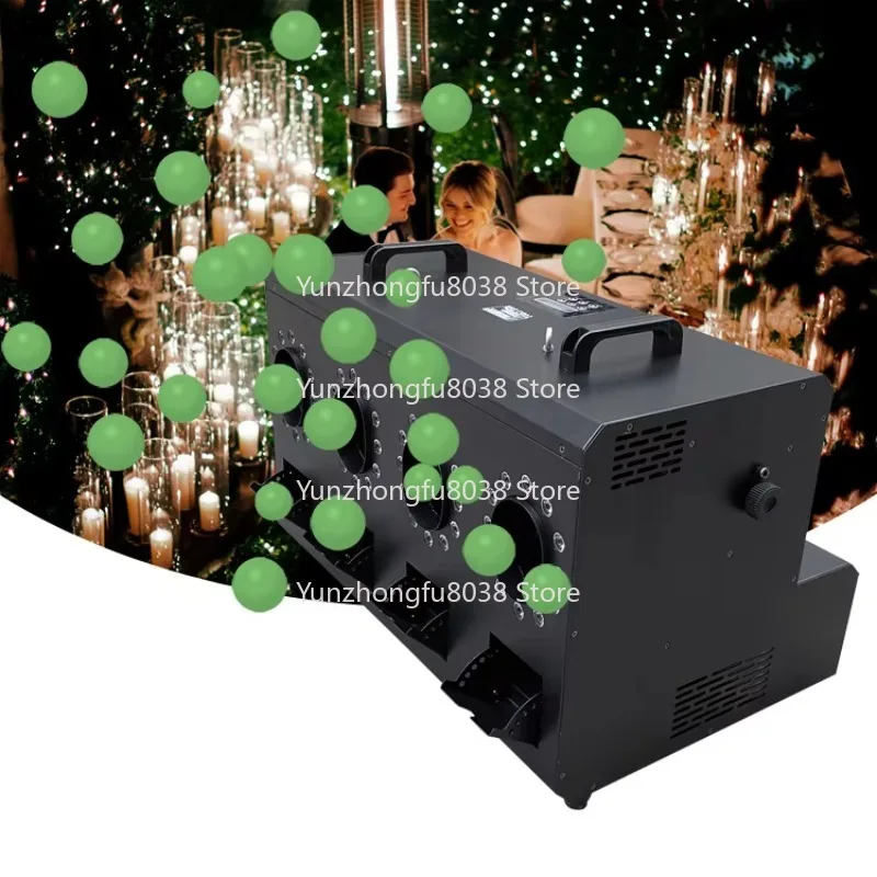 1500W 4 Eyes Bubble Machine Light Emitting Diode Smoke Bubble Machine Party Wedding Show