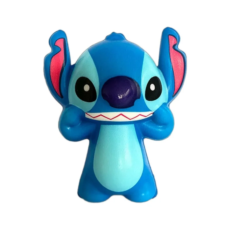 Disney Lilo & Stitch zabawki dekompresyjne Kawaii Cartoon Stitch model figurki lalka powolne odbicie zabawki antystresowe prezenty dla dzieci