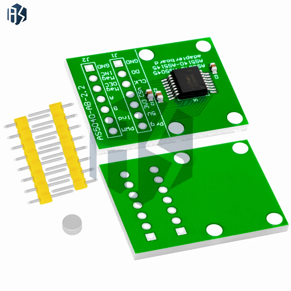 AS5040-ASST AS5040 Módulo sensor codificador rotatorio magnético sin contacto programable reemplaza codificador óptico para arduino