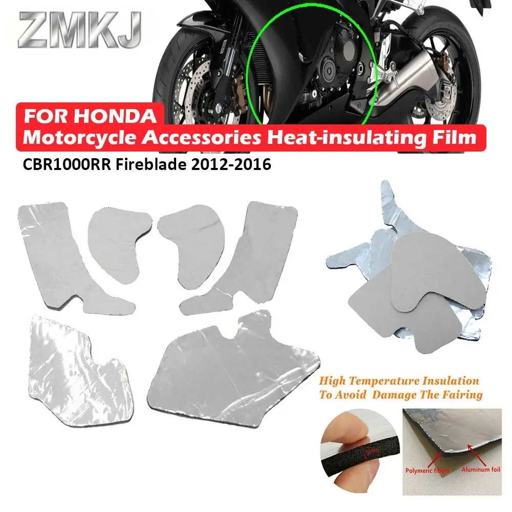 

For Honda CBR1000RR Fireblade 2012-2016 CBR 1000RR CBR1000 RR Heat Shield Fairing Melting Protection Pre-Cut Insulation Sponge