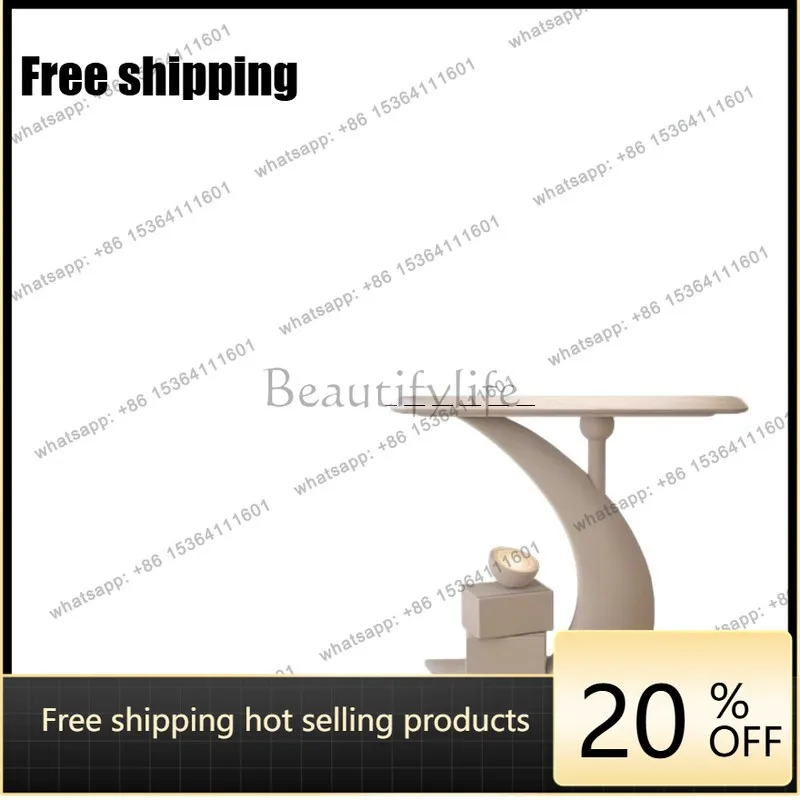 PJ smooth sailing entrance table light luxury high-end art entrance platform entrance corridor