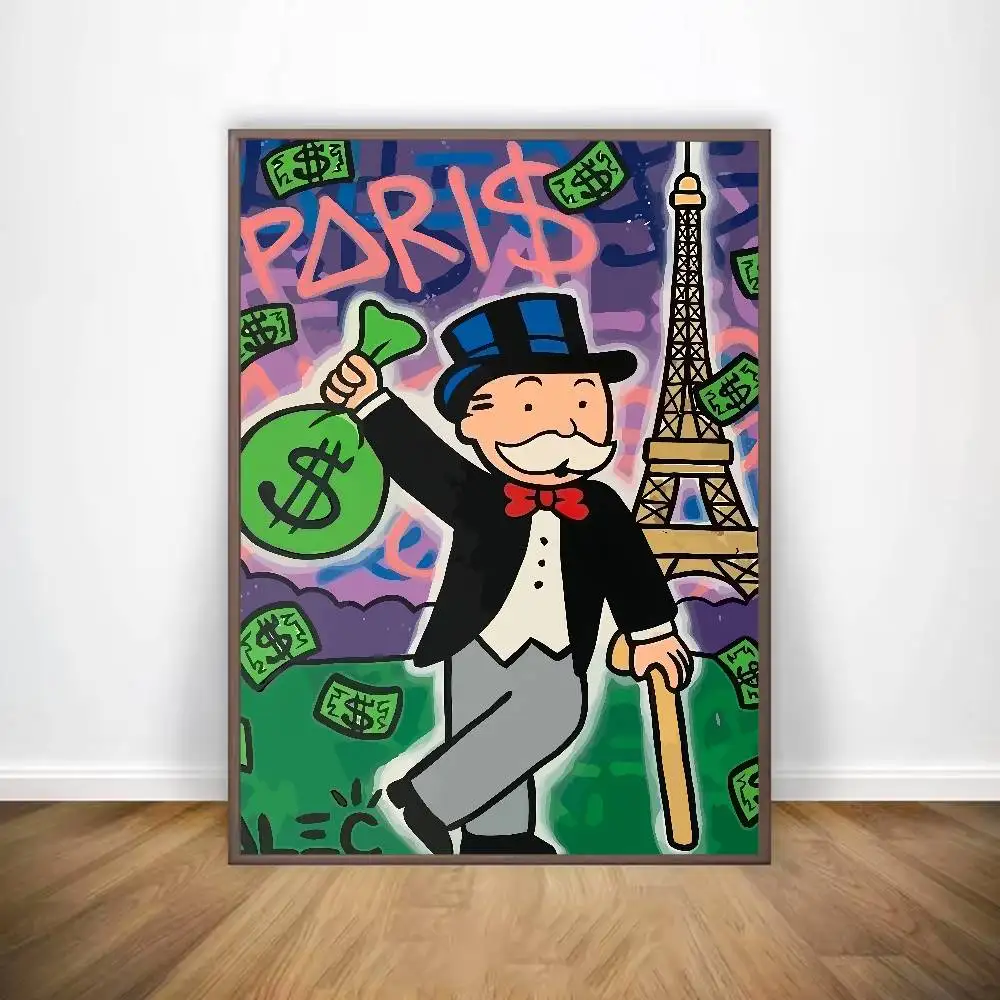 شارع الفن أليك احتكار ملصق معرض يطبع ذاتية اللصق ديكور المنزل الديكور صور مطبوعة للحوائط المعيشة