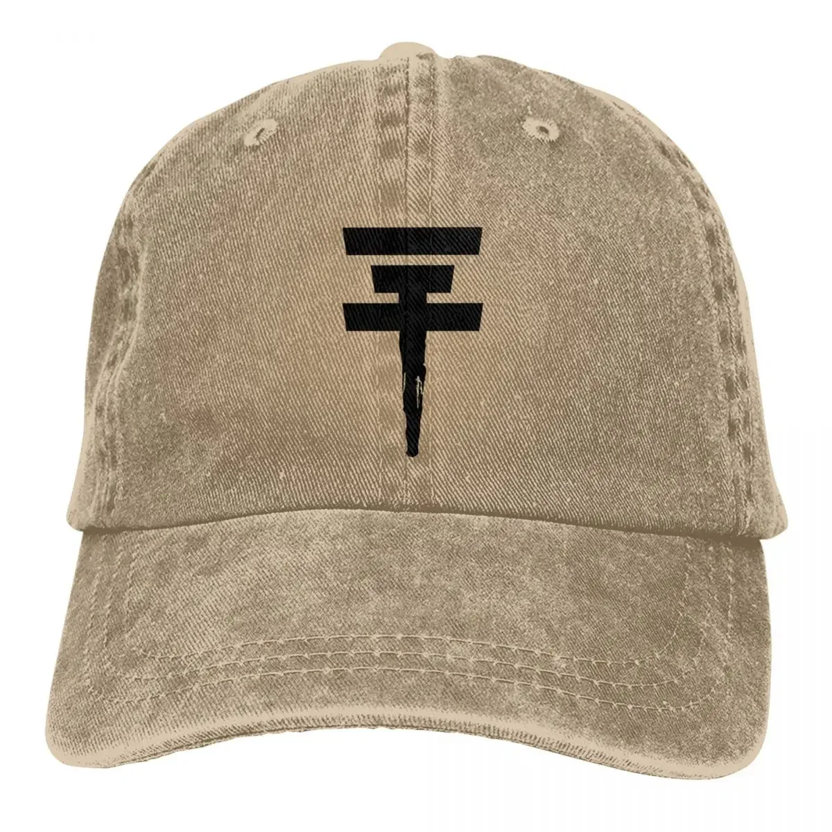 Tokio-Hotel-Symbol Men Women Baseball Cap Distressed Washed Caps Hat Vintage Outdoor Summer Unstructured Soft Snapback Hat