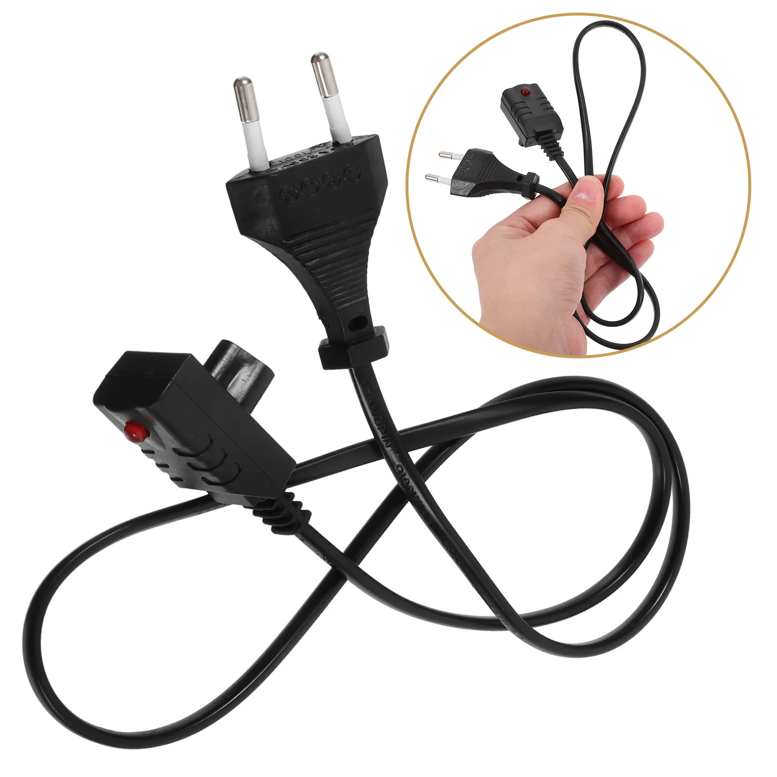 Hot Water Bottle Charging Cable Hand Warmers Rechargeable Power Plug Electric Bag Winter Bao Travel