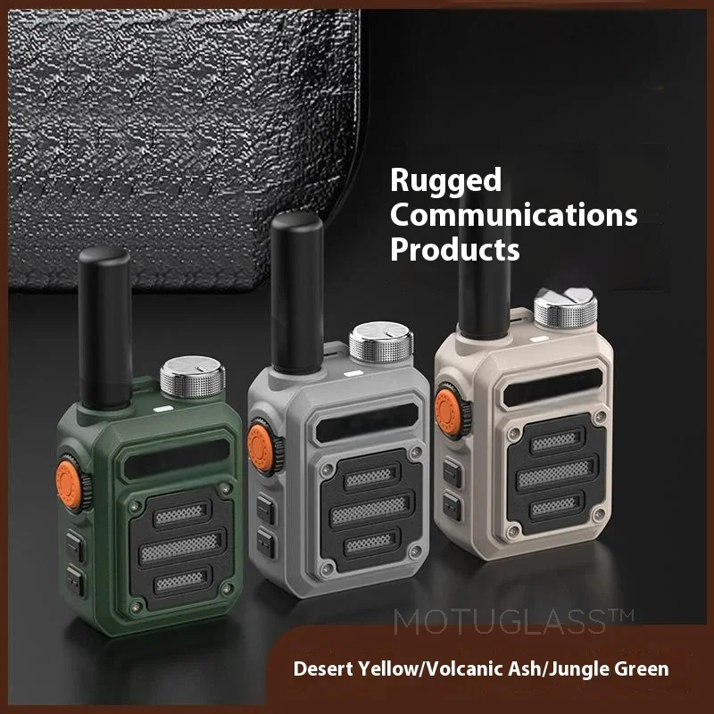 Mini Walkie Talkie One Button Frequency Match Outdoor 5km Long Range High Power Radio Communication for Construction Hotel