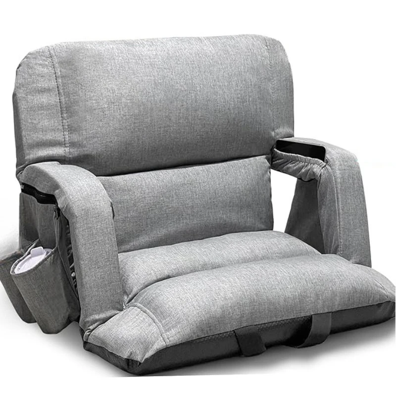 Stadium Stand Chair Thickened PP Cotton Folding Chair Portable Backrest Adjustable Chair Outdoor