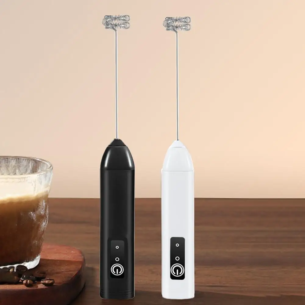 Multi-Functional Blender Kitchen 304 Stainless Steel Mixing Head Household Milk Frother Electric Double Head Coffee Whisk Beater