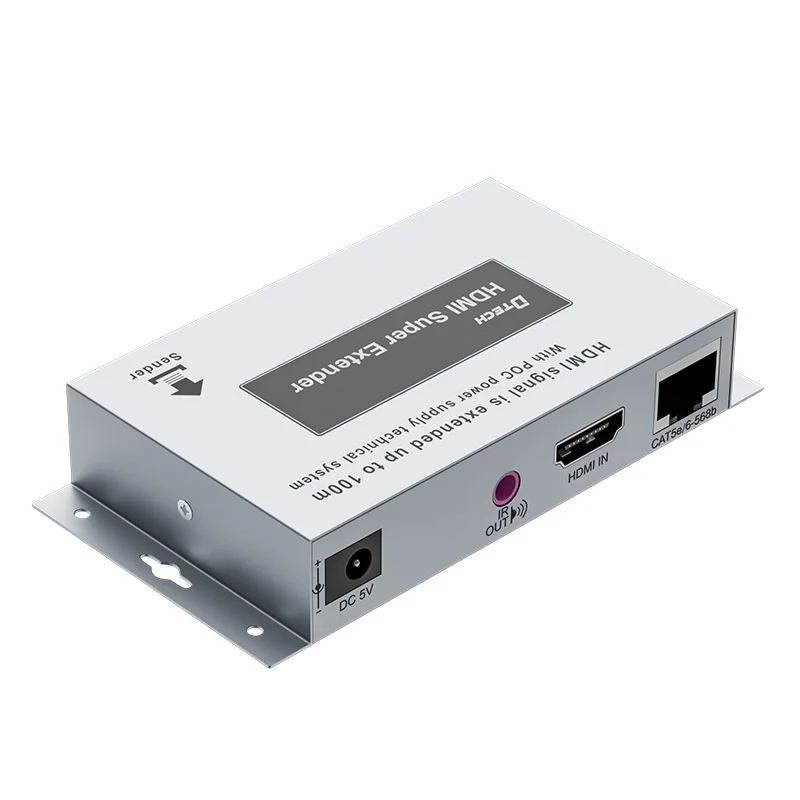 HDMI Extender 100M mit IR 1080p 100Meter HDMI Extensor über Single CAT5E/6 3D HDMI Extender Sender Empfänger