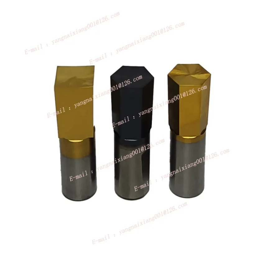 CT08 Rotary Broaching Tool Punching Cutter 8mm Shank Inner Hexagon/square Punch for Steel