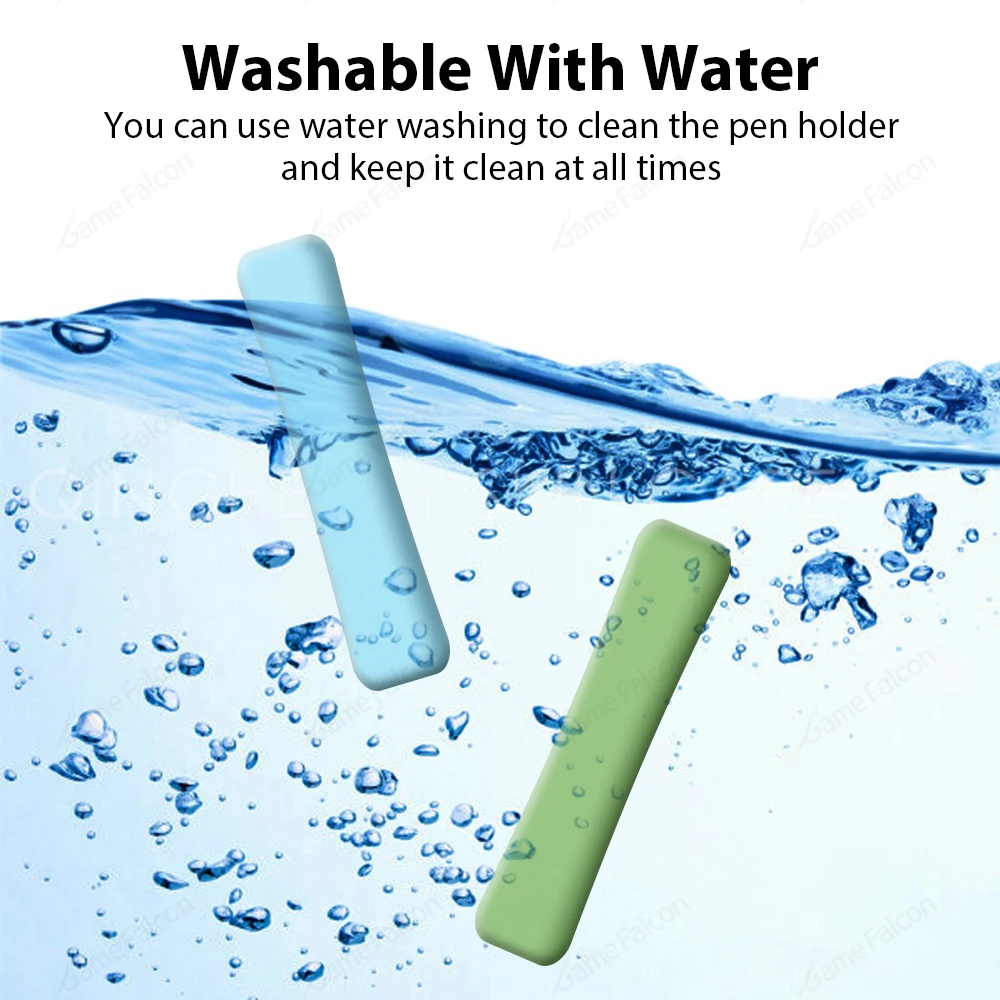 غطاء سيليكون لقلم شاشة تعمل باللمس ، مقاوم للصدمات ، مضاد للخدش ، مانع للانزلاق ، غلاف واقي ، حقيبة قبضة ، قلم ، قلم أبل 1 ، 2 #3