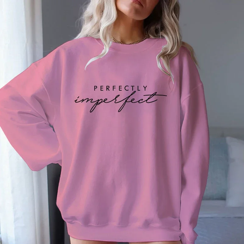 (A+Quality)Perfectly Imperfect Pullovers Tops Long Sleeves personality Hip Hop Pullovers for Men and Women