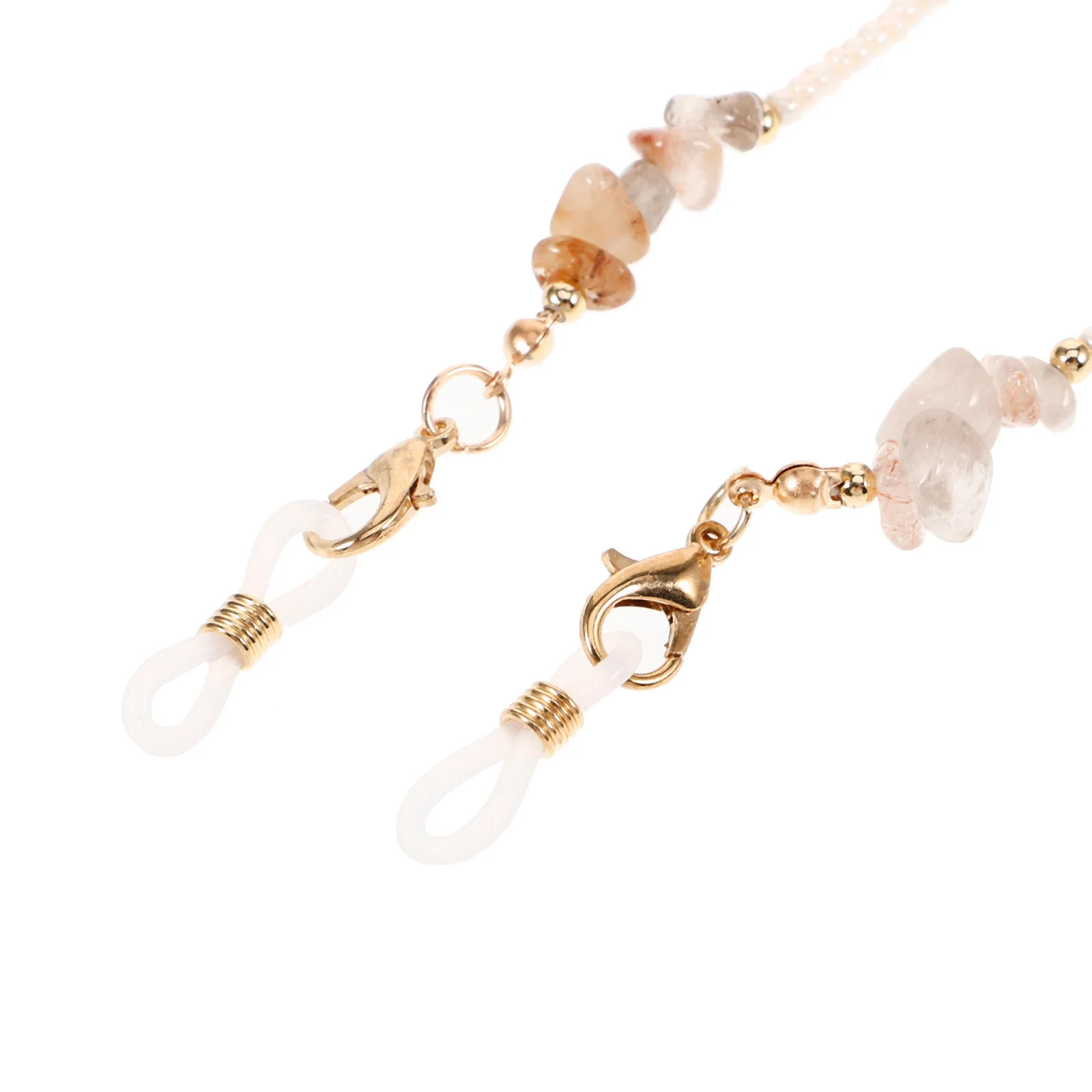 

Durable Beaded Eyeglass Chain Stable Material Wear Resistant Glasses Strap Convenient Comfortable Experience Glasses Chain