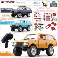 MN Model RC Car Mn168 1/12 Full Scale RTR 2.4G 4WD 280 Motor Proportional Off-Road Remote Control RC Truck Kids Toys Metal Parts