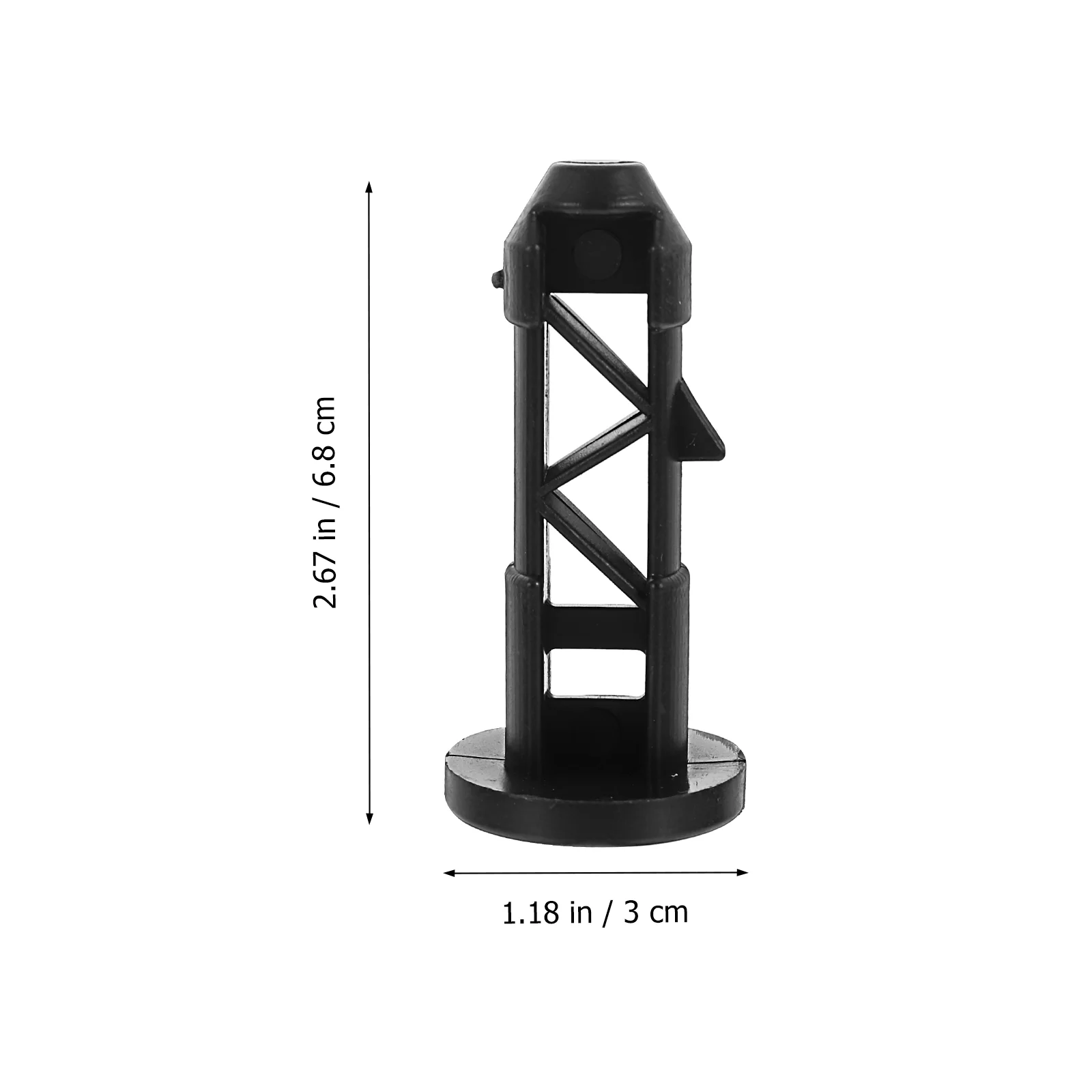 10 Uds. Pernos de pestillo de cubo de basura para exteriores, tapones de cubierta de cubo de polvo, herramientas de cubo de basura de plástico, pasador de tapa