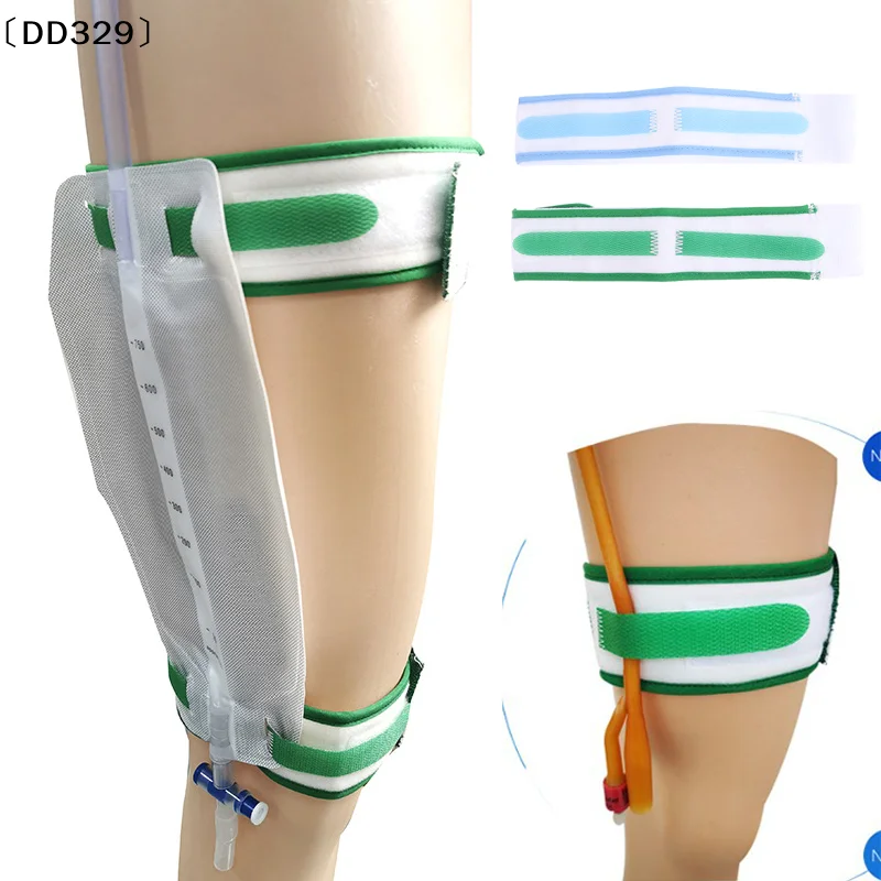 1 Stück Stabiler Katheter-Fixierer, bequem, elastisch, langlebig, für den externen Urinbeutel, Beinhalter, Fixierband, Fixiergurt 〔DD329〕