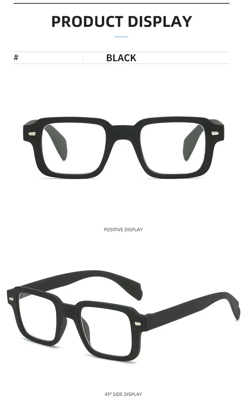 Presbyopie-Lesebrille, Unisex, Retro-Stil, leicht, UV-Schutz, für Männer und Frauen, täglicher Gebrauch – Detail 14