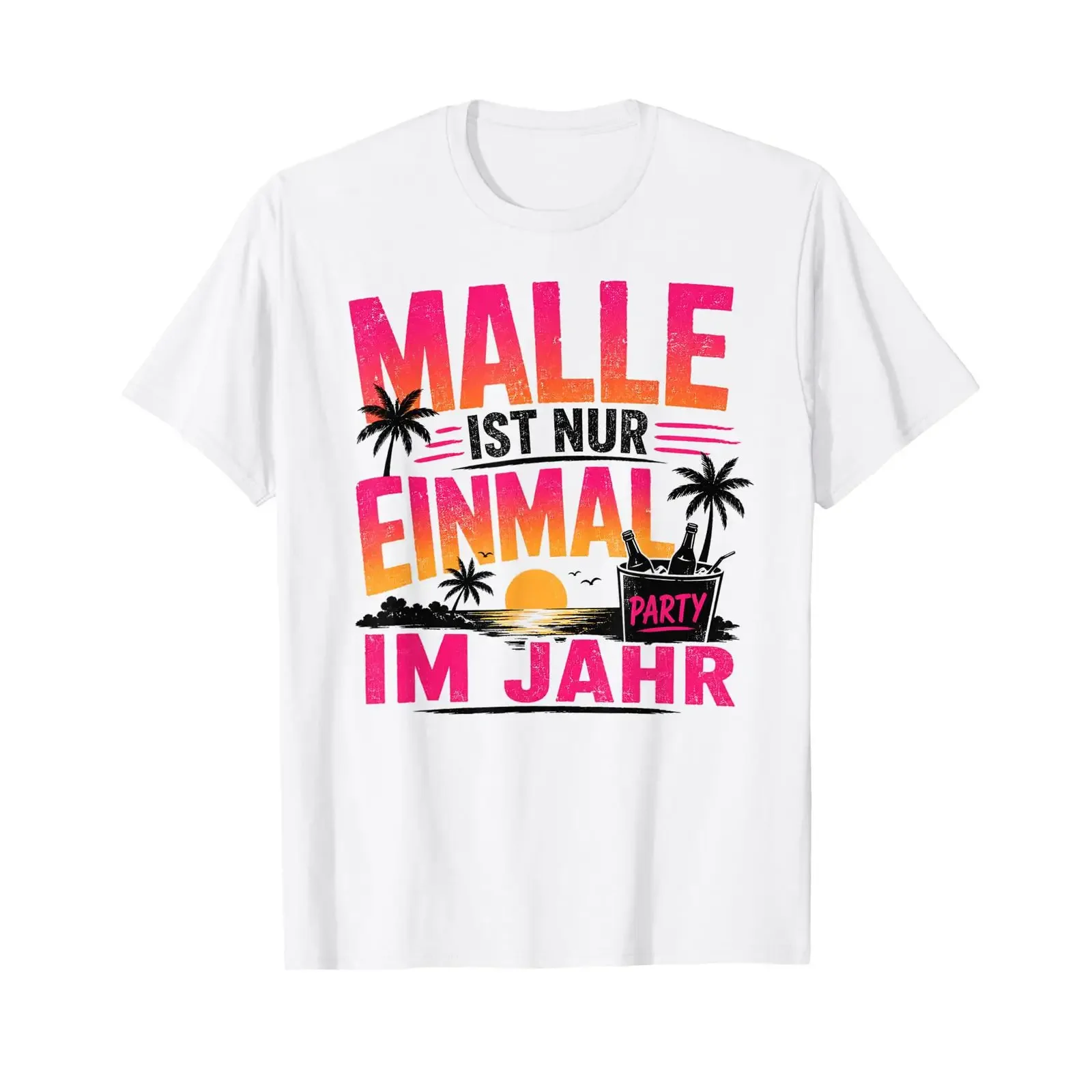 Mallorca Ist Nur Einmal im Jahr T-Shirt Vintage Gewaschen Leicht Lässig Streetwear Unisex Designerkleidung Stilvoll Bequem