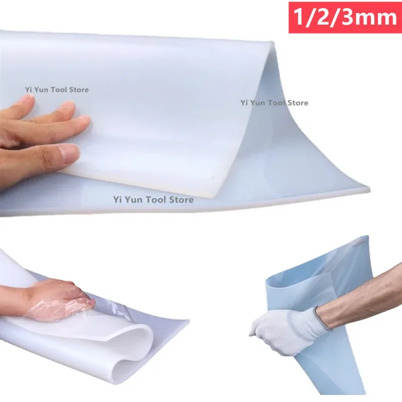 Translucent Silicone Rubber Sheet Silica Gel Plate Sealing Gasket No Peculiar Smell High Temperature Resistance Silicone Gasket