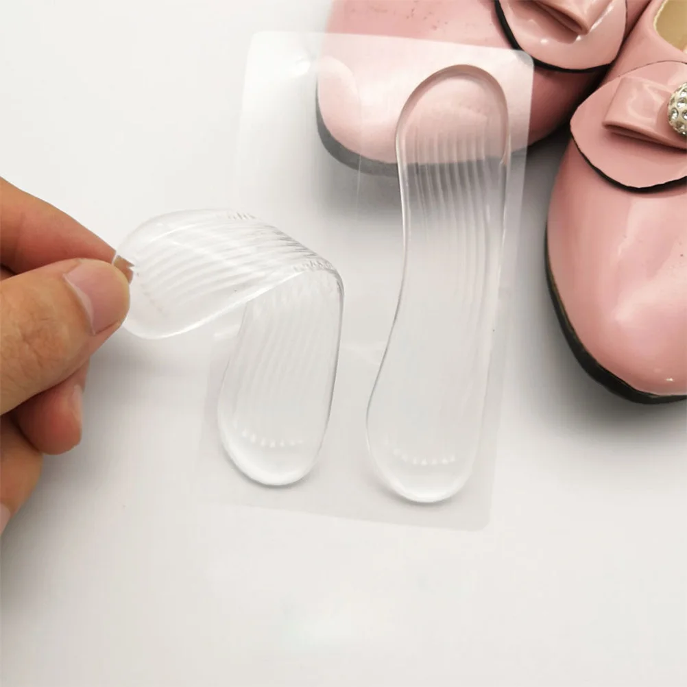 

6 Pairs Gel Insoles Stick Shape Anti-Wear Foot Absorber Invisible Heel Protectors High Heel Insoles for Women Shoes Comfortable