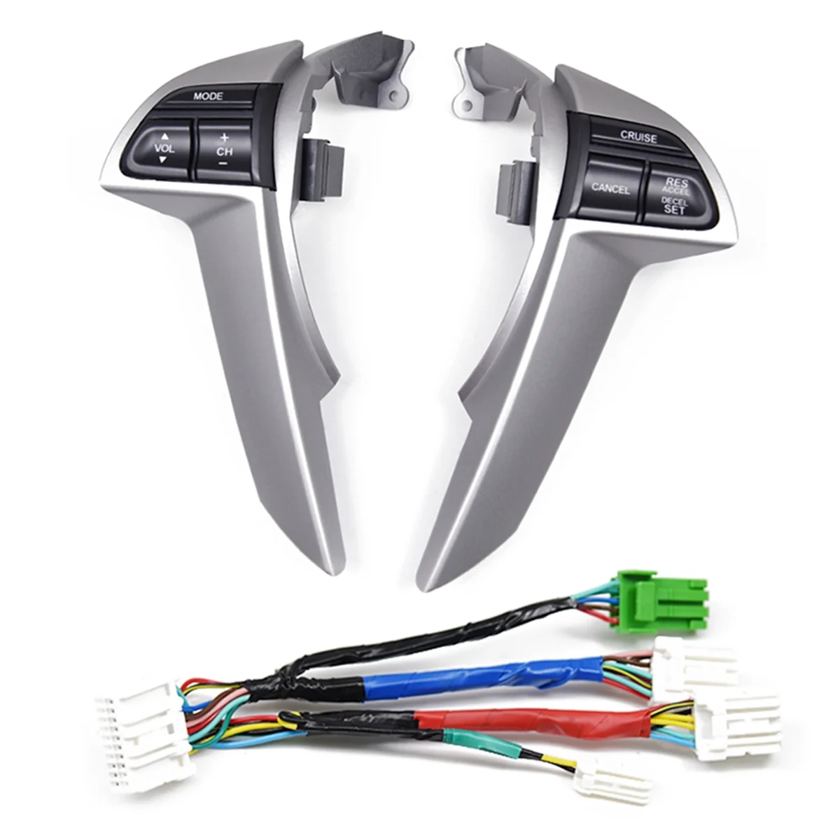 

Car Steering Wheel Cruise Control Multifunction Button Volume Adjustment Switch for Honda Accord 2008-2012,Without Hole