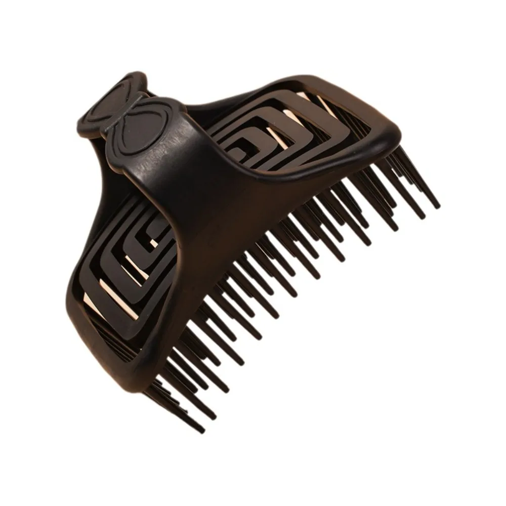 TPE Scalp Massage Shampoo Brush Wet Dry Use Soft Comb Teeth Hair Washing Brush Hollow Structure Hand Strap Hair Care Massager
