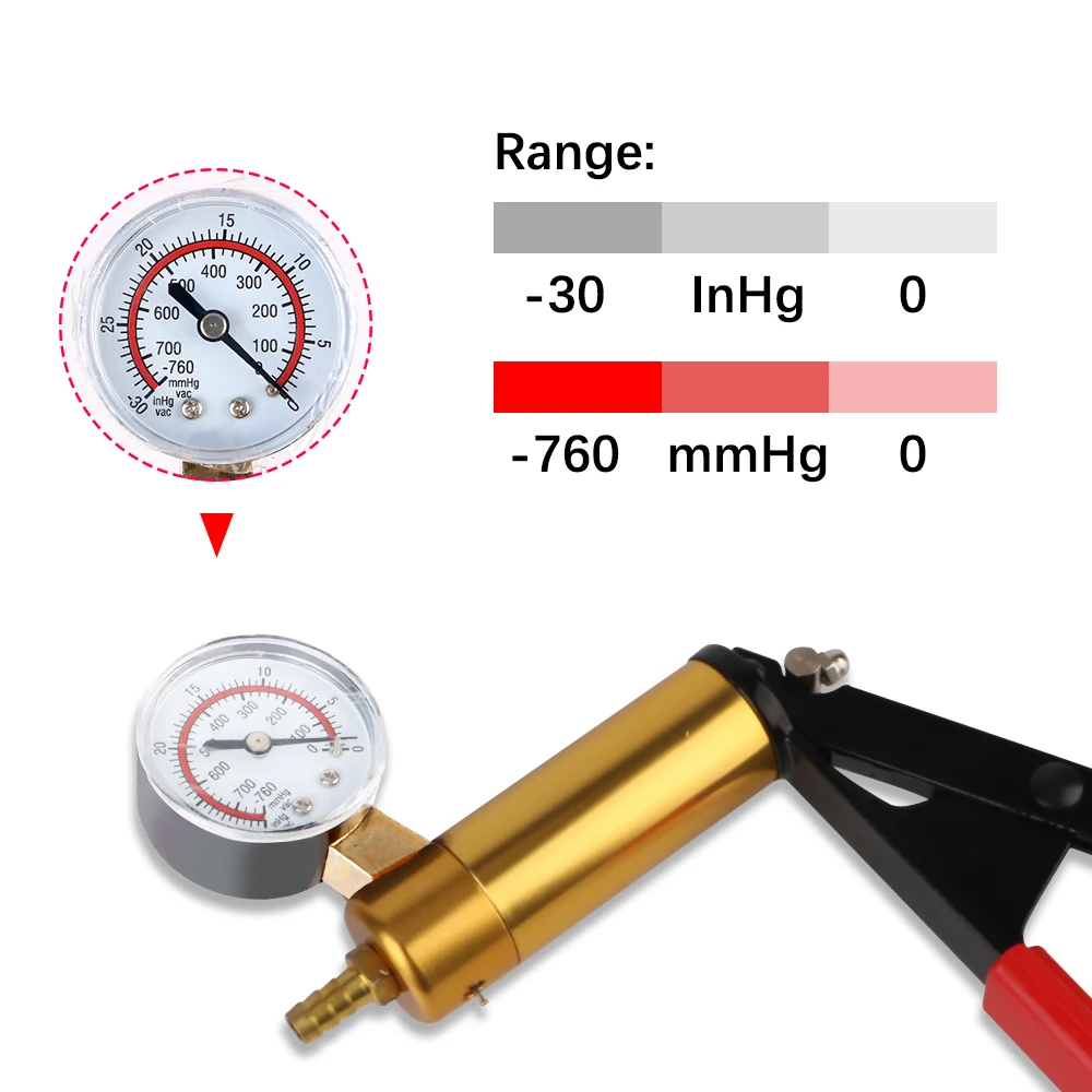 Kit de bomba de vacío de aceite, probador de fluido automotriz portátil, potente herramienta de succión de aceite, juego 2 en 1, herramientas de reparación, bomba de vacío Manual de coche