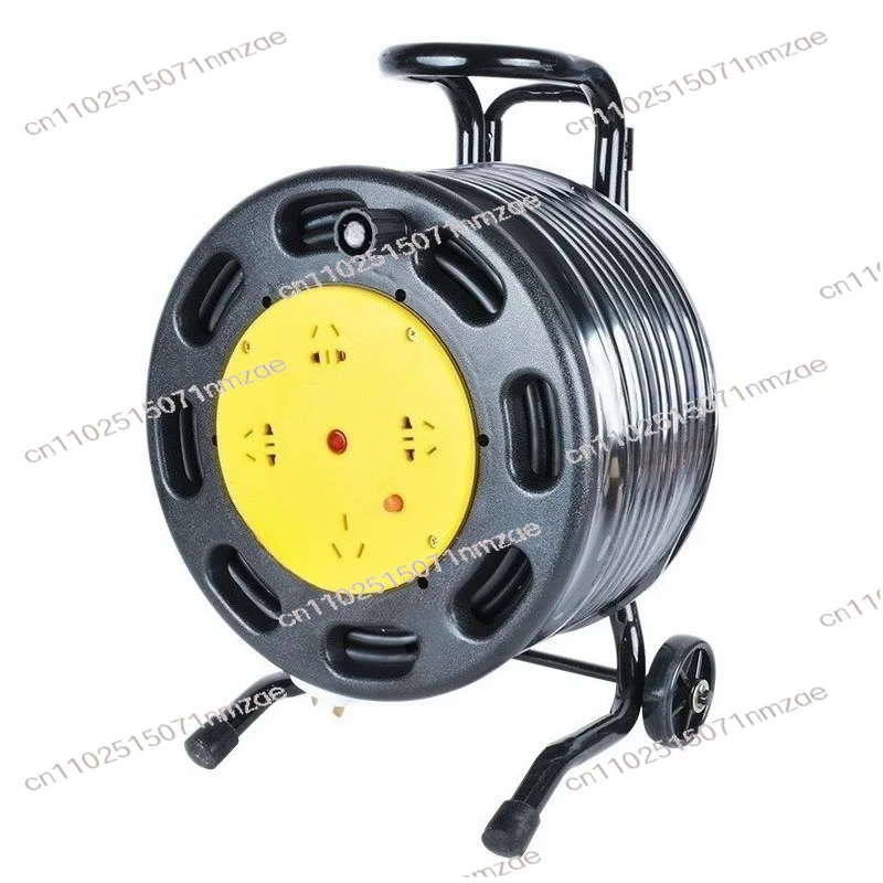 30/50/100 Meters Cable Winding Mobile Cable Tray 2 * 2.5 M2 Adapter Take-up Reel