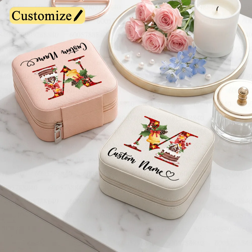 Personalized Name Christmas Jewellery Storage Box