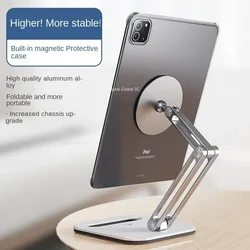 Metal Magnetic Tablet Holder for Table Desk Stand Suporte for Ipad Pro Xiaomi Samsung Huawei Apple Tablet Accessories