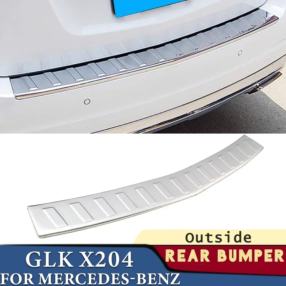 Trunk Bumper for Mercedes-Benz GLK X204 2008 2009 2010 2011 2012 2013 2014 2015 Car Accessories Rear Fender Protector Cover