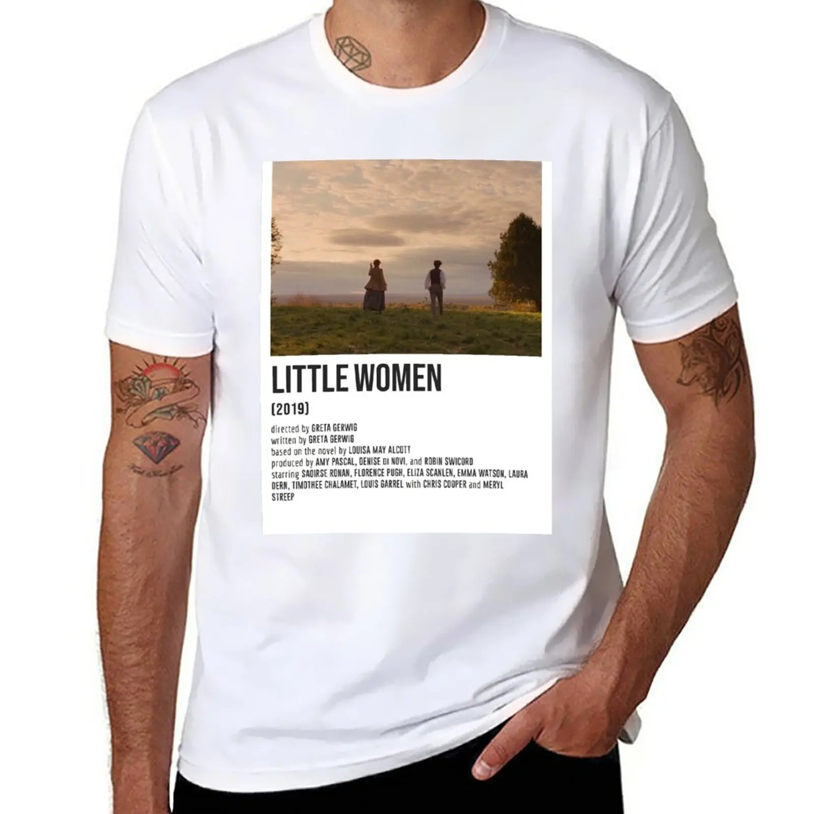 New LITTLE WOMEN the argument POSTER T-Shirt boys t shirts summer tops kawaii clothes graphics t shirt men clothing