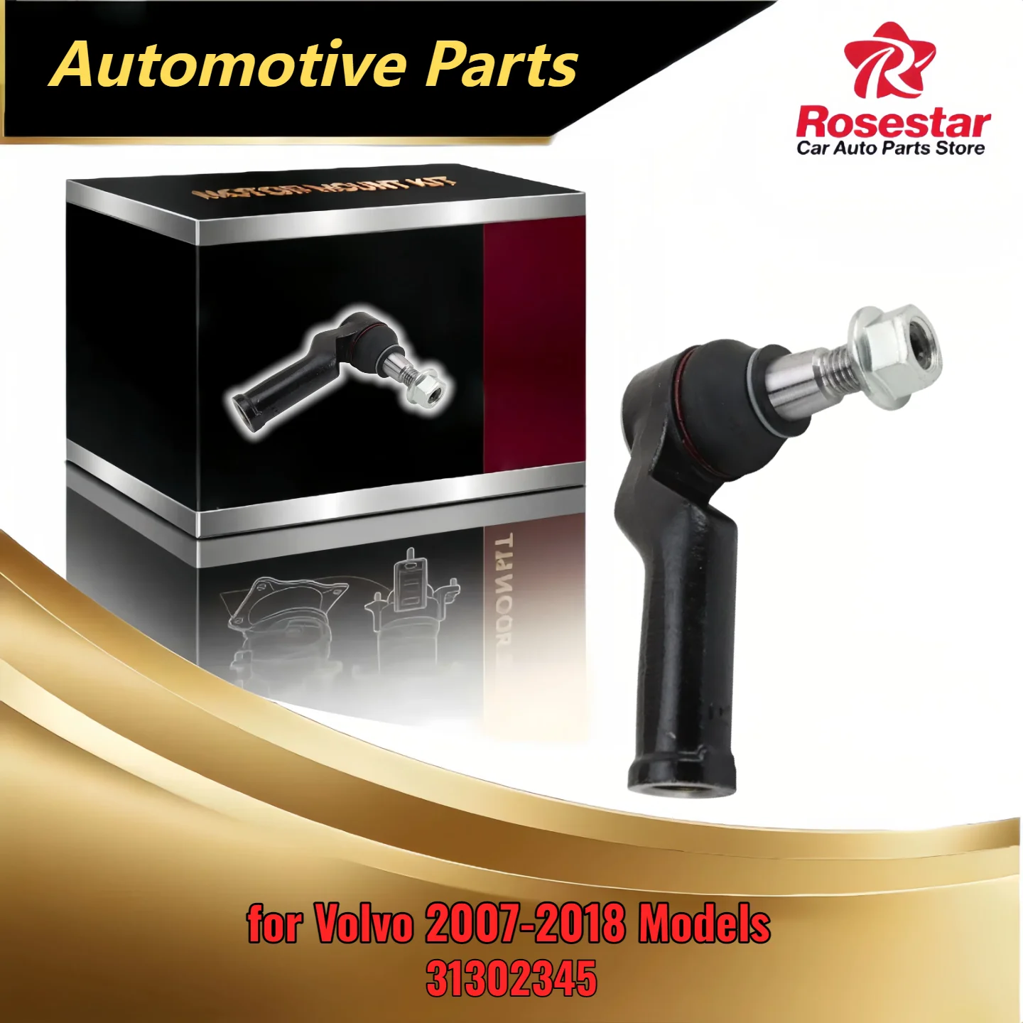 

Передняя правая внешняя рулевая тяга TRQ в сборе для транспортных средств Volvo, совместимая с 2007-2018 31302345