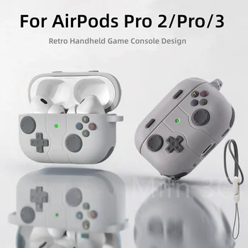 에어팟 3rd 용 게임패드 케이스, 에어팟 프로 2 용 게임보이 2022 헤드 케이스, 애플 에어팟 프로 2 3 용 3D 소프트 실리콘 커버, 신제품