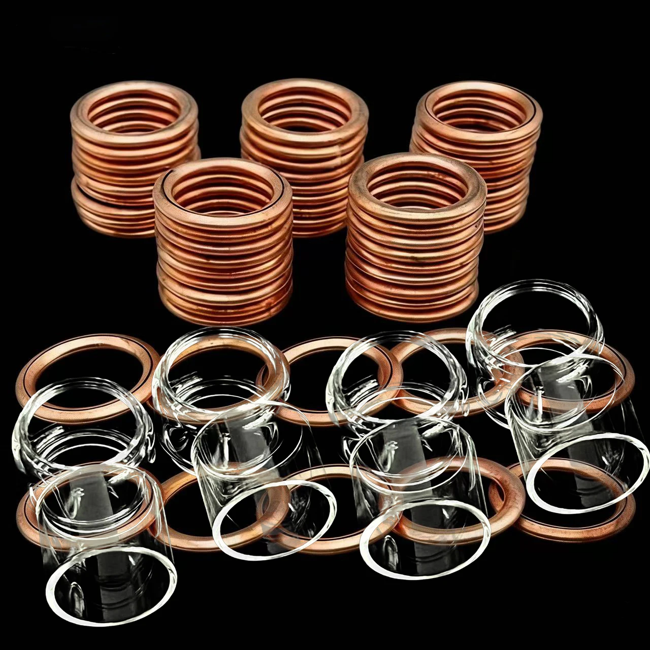 

10/5PCS Car Waer Parts Transpare Round Flat Glass Tools Dead V3/V2/V1 Rabbit V1/V2/V3 Glasses Gaskets/Foam Anti-Breakage Package