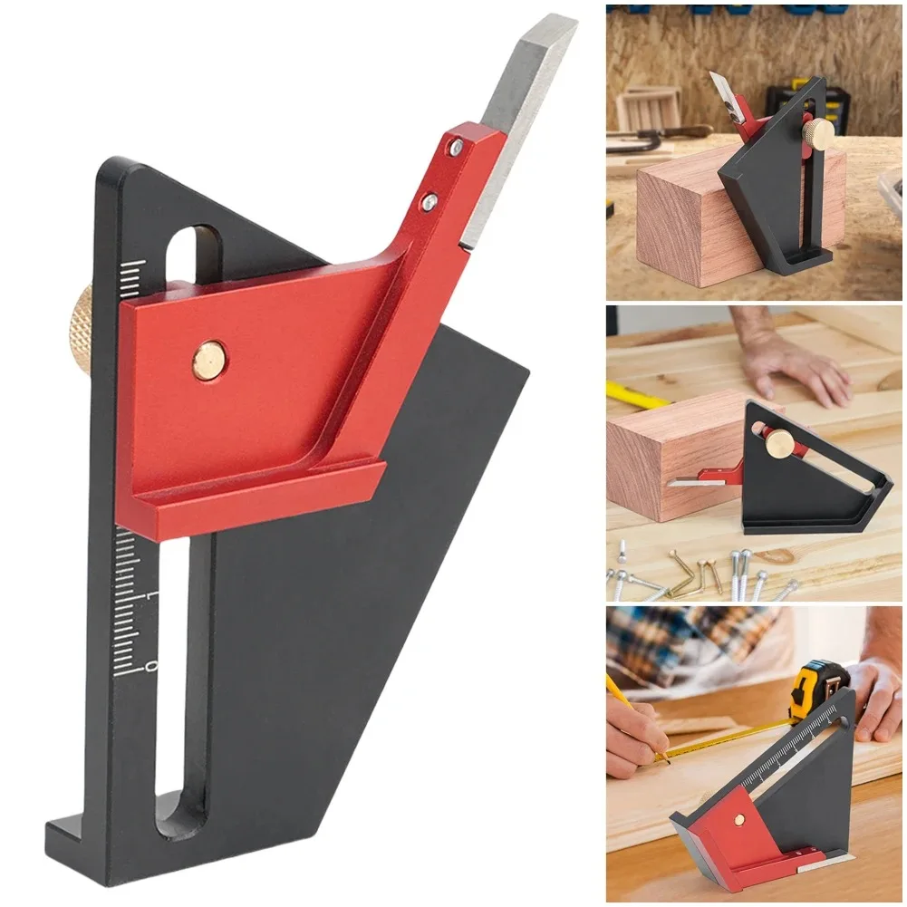 

Woodworking Height Gauge Multi-Function Compact Depth Measurement Tool Height/Depth Measuring Tool for Milling and Table Saw