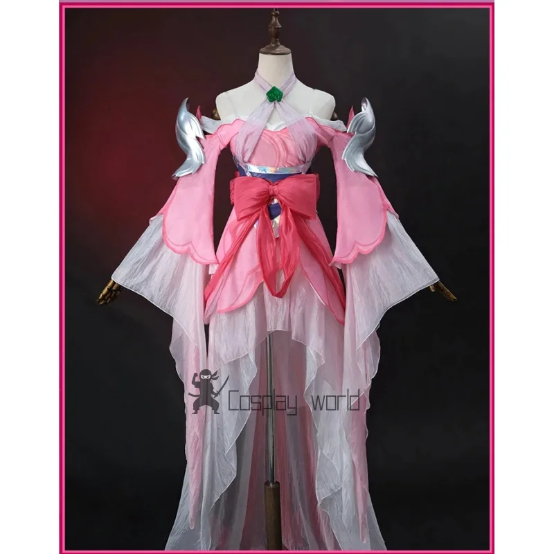 Game LOL Cosplay Costume Women New Skin Janna Sacred Sword Janna