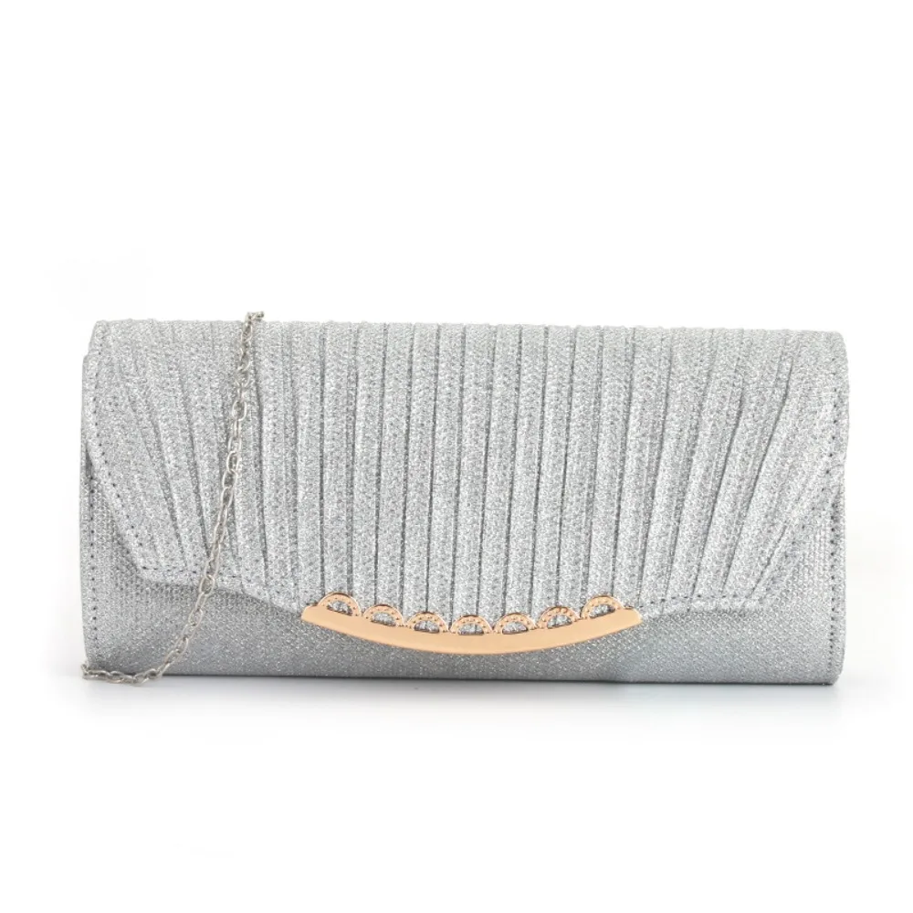 

Portable Fashionable Women Evening Bag Elegant Large Capacity Banquet Glitter Handbag Luxury Wedding Clutches Bag Summer
