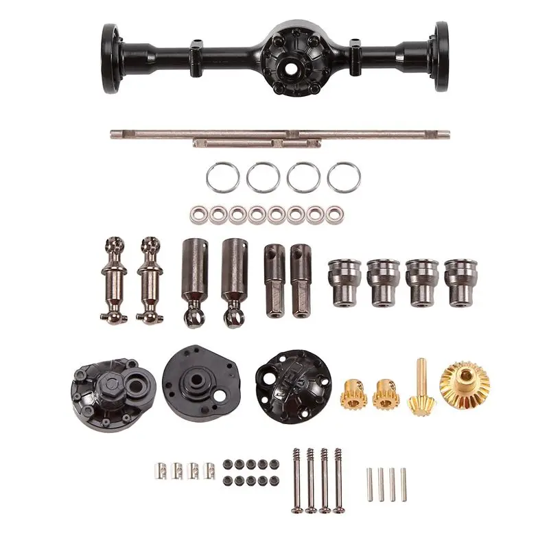 AS96-Middle Bridge Axle Upgraded Parts Metal OP Accessory For WPL B16 B36 RC Car DIY Remote Control Easy To Install Durable