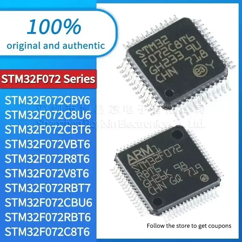 

STM32F072C8T6 STM32F072CBU6 STM32F072RBT7 STM32F072V8T6 STM32F072R8T6 STM32F072VBT6 STM32F072CBT6 STM32F072C8U6 STM32F072RBT6