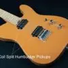 Censtar Electric Guitar, Solid Electric Guitar Kit Consists of a Roasted Mahogany Body and Maple Neck,Professional