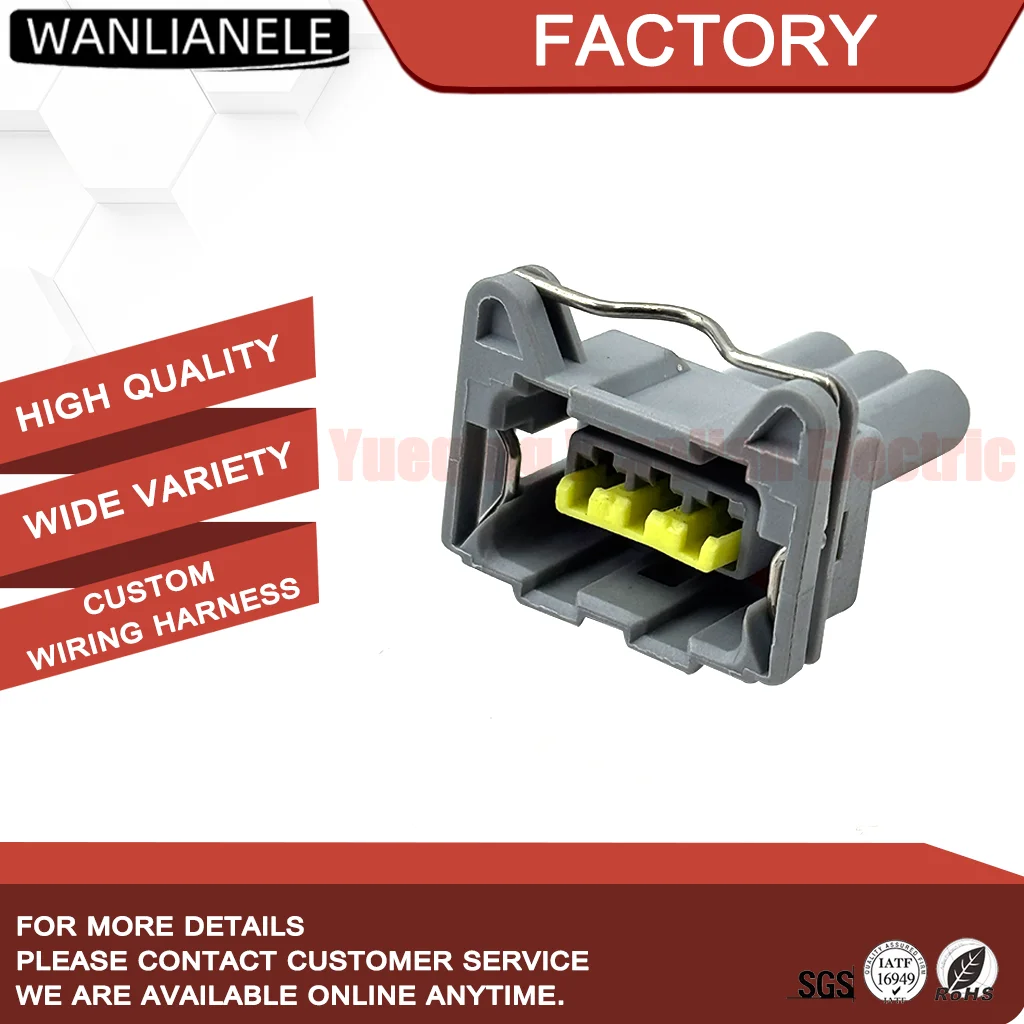 TE 368215-1 3 Pin Female Connector Housing Junior Power Timer Knock Sensor 5mm Pitch Sealable Gray PBT