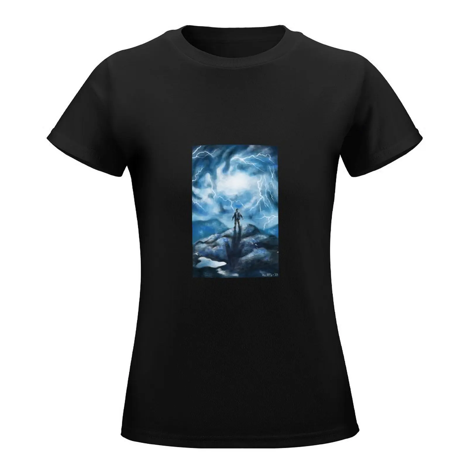 Ragnarok Netflix Watercolor T-Shirt vintage plus sizes Blouse t shirts for Women graphic