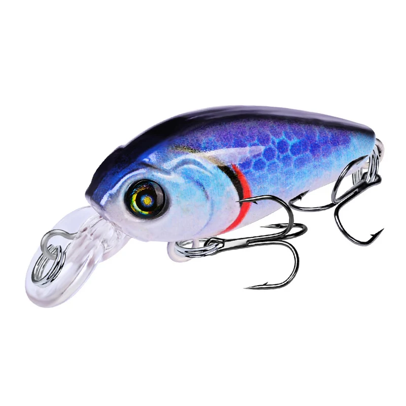 DHYJSFDC 47mm 4g Crazy wobbler Mini Topwater Crankbait Artificial Japan Hard Bait Pesca Floating Fishing Lures bass Pesca