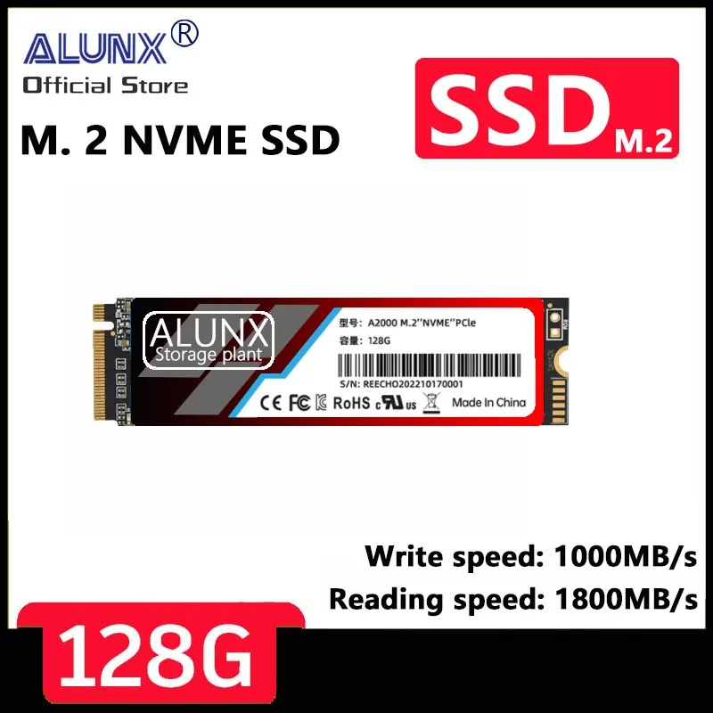 

ALUNX M.2 SSD 128GB 256GB 512GB 1TB SSD 2TB hard Drive M2 ssd m.2 NVMe pcie SSD Internal Hard Disk For Laptop Desktop