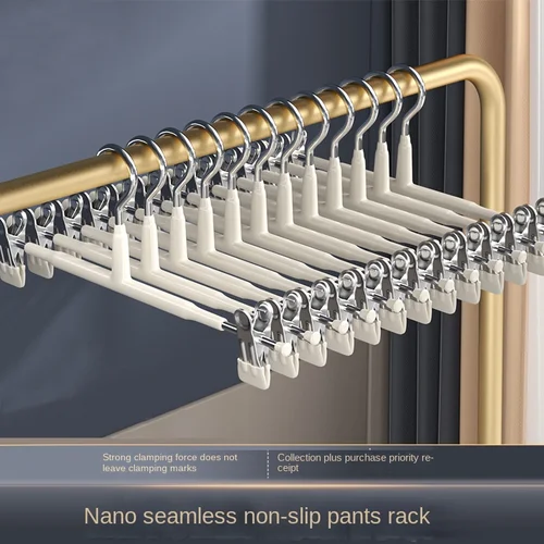 바지 보관 클립, 건조용 스테인레스 스틸 스커트 클립, 가정용 심리스 JK 행어, 옷 걸이용, 바지 클립  Best5