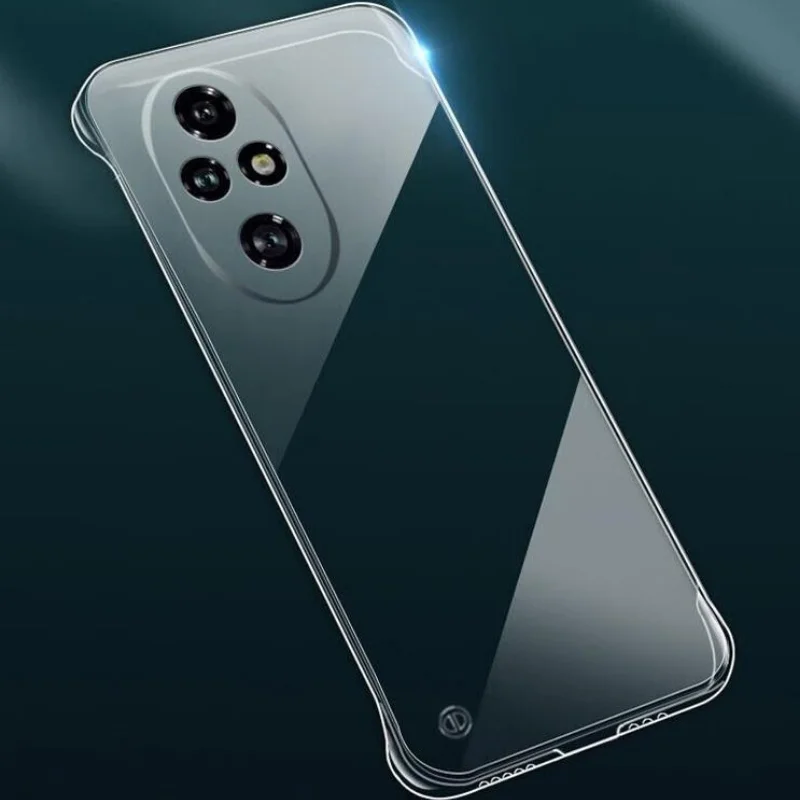For Honor 200 Pro Borderless Transparent Phone Case for HONOR Honor200 200Pro Hard Cover Shell Clear Protective Back Coque