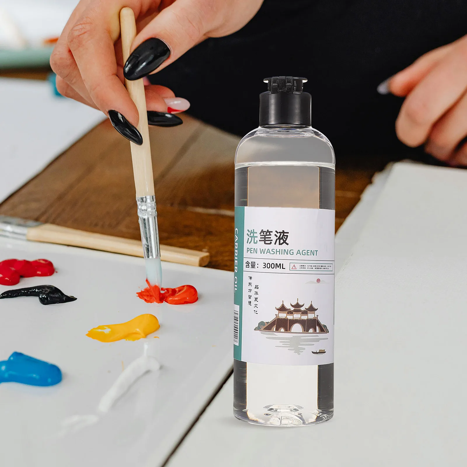 

Oil Paint Cleaner 500Ml Acrylic Paint Brush Cleaning Liquid For Art Student Accessories Painting Supplies Brush Cleaner
