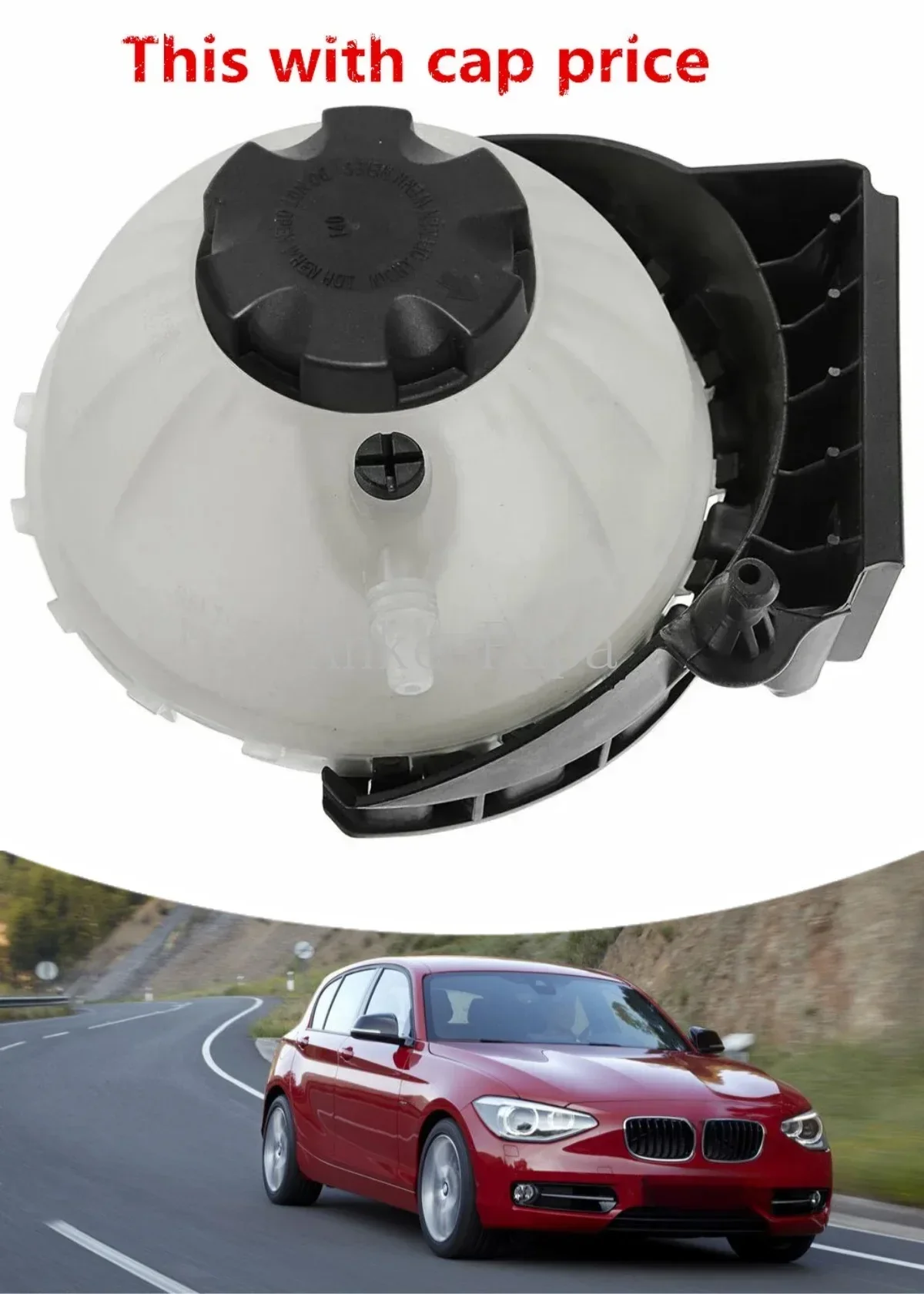 

Radiator Coolant Expansion Tank With Cap 17137609469 17137642158 17117639020 For BMW F20 F22 F23 F30 F32 F34