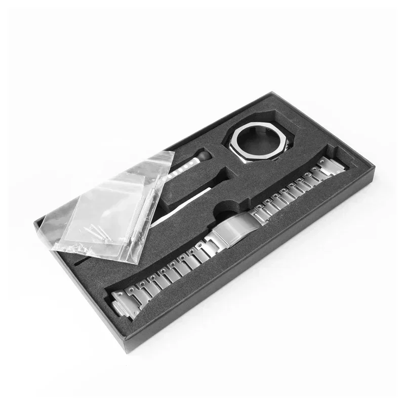 Modification Kit Titanium Case Strap for Ga-b2100 Ga 2100 Ga2110 Casioak Watchband Accessory Refit Bezel Frame